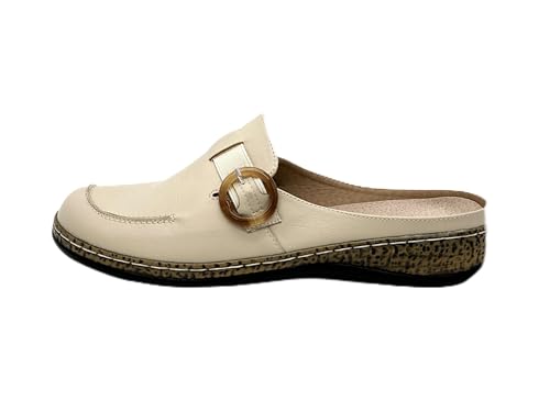 Ablovo Damen Clogs Hausschuhe leichte Pantoffeln atmungsaktive Pantoletten Sabots Slipper(Beige, 39) von Ablovo