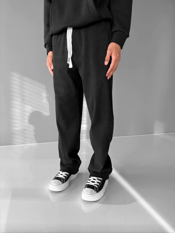 Abluka Sweatpants GESTREIFTE HOSE MIT LOCKERER PASSFORM von Abluka