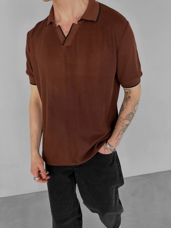 Abluka T-Shirt REGULAR FIT KNIT POLOSHIRT von Abluka