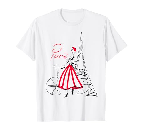 Paris Damen-T-Shirt, Damen-Shirt, Paris-T-Shirt T-Shirt Paris Damen-T-Shirt, Damen-Shirt, Paris-T-Shirt T-Shirt von Aboard T- Shirt