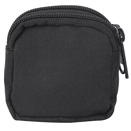 Aboiled Kleine Außentasche,Minigeldbeutel-Organisator Armee Gear(Wasserdicht)(Dual Layer) Nylon Utility Gadget Outdoor Gürteltasche Für Change Men Women (Schwarz) von Aboiled
