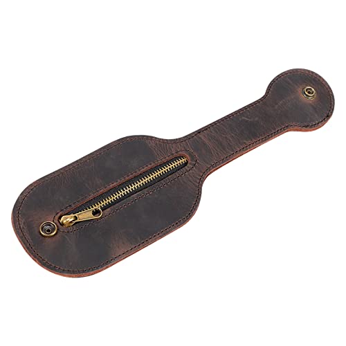 Aboiled Neue Leder Schläger Boston Münz Fach Dickes Leder Männer und Frauen Multi Funktionale Lagerung von Aboiled