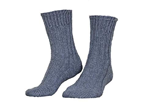 Abolengo de Alpaca Alpaka Socken, kuschelig weich und in vielen Farben und Größen, 35-38, grau von Abolengo de Alpaca