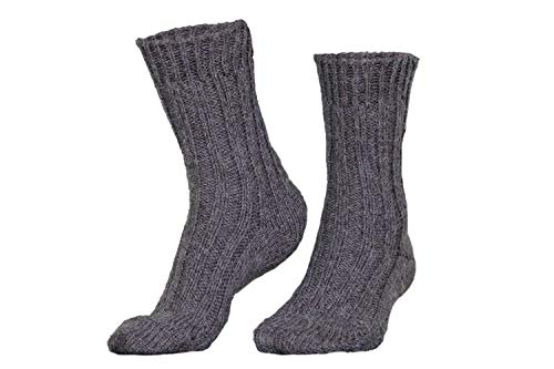 Abolengo de Alpaca Alpaka Socken, kuschelig weich und in vielen Farben und Größen, 43-46, braun von Abolengo de Alpaca