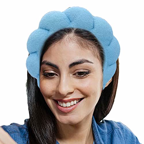 Abonda Spa-Stirnband zum Waschen des Gesichts, elastisches Frottee-Haarband für Frauen Mädchen Waschen des Gesichts, Make-up, Dusche, Yoga, Sport von Abonda