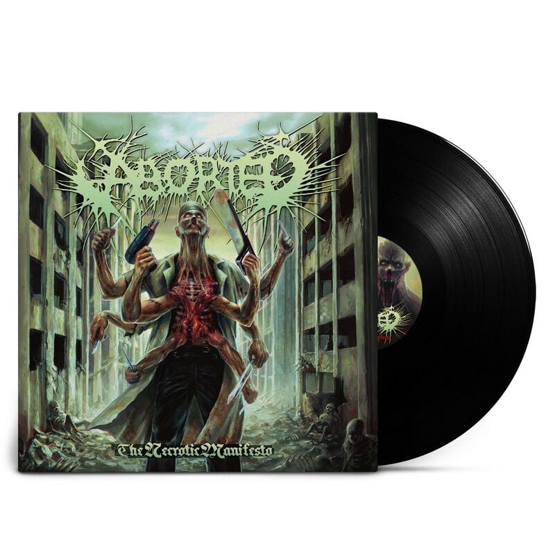 Aborted The necrotic manifesto LP multicolor Aborted The necrotic manifesto LP multicolor von Aborted