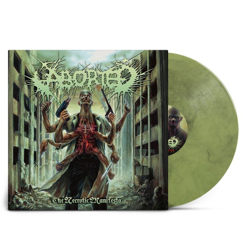 Aborted The necrotic manifesto LP multicolor Aborted The necrotic manifesto LP multicolor von Aborted