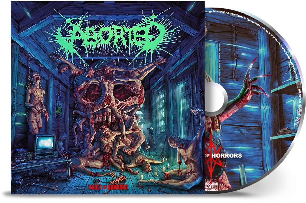 Aborted Vault of horrors CD multicolor von Aborted