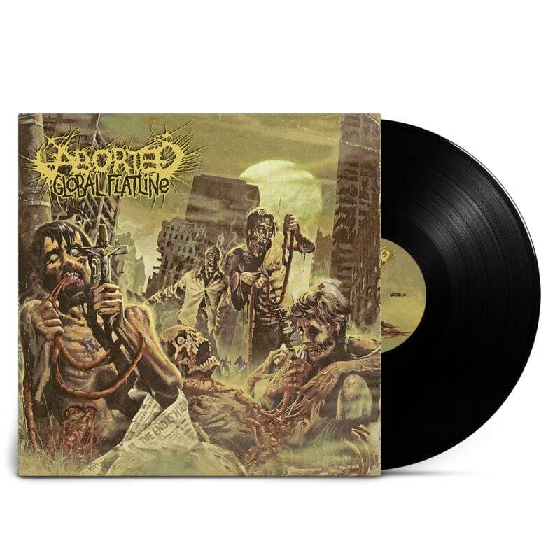 Global flatline von Aborted - LP (Re-Release, Standard) von Aborted