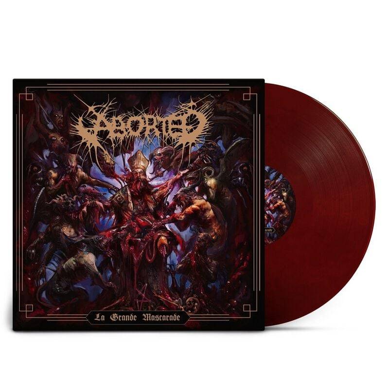 La grande mascarade von Aborted - LP (Coloured, Limited Edition, Re-Release, Standard) von Aborted