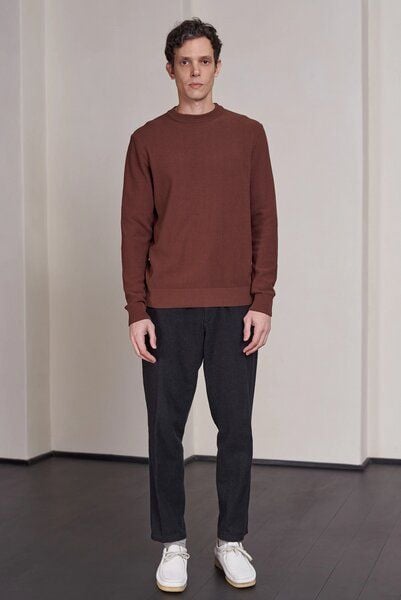 About Companions Klassischer Crewneck-Strickpullover MORTEN aus Bio-Baumwollgarn von About Companions