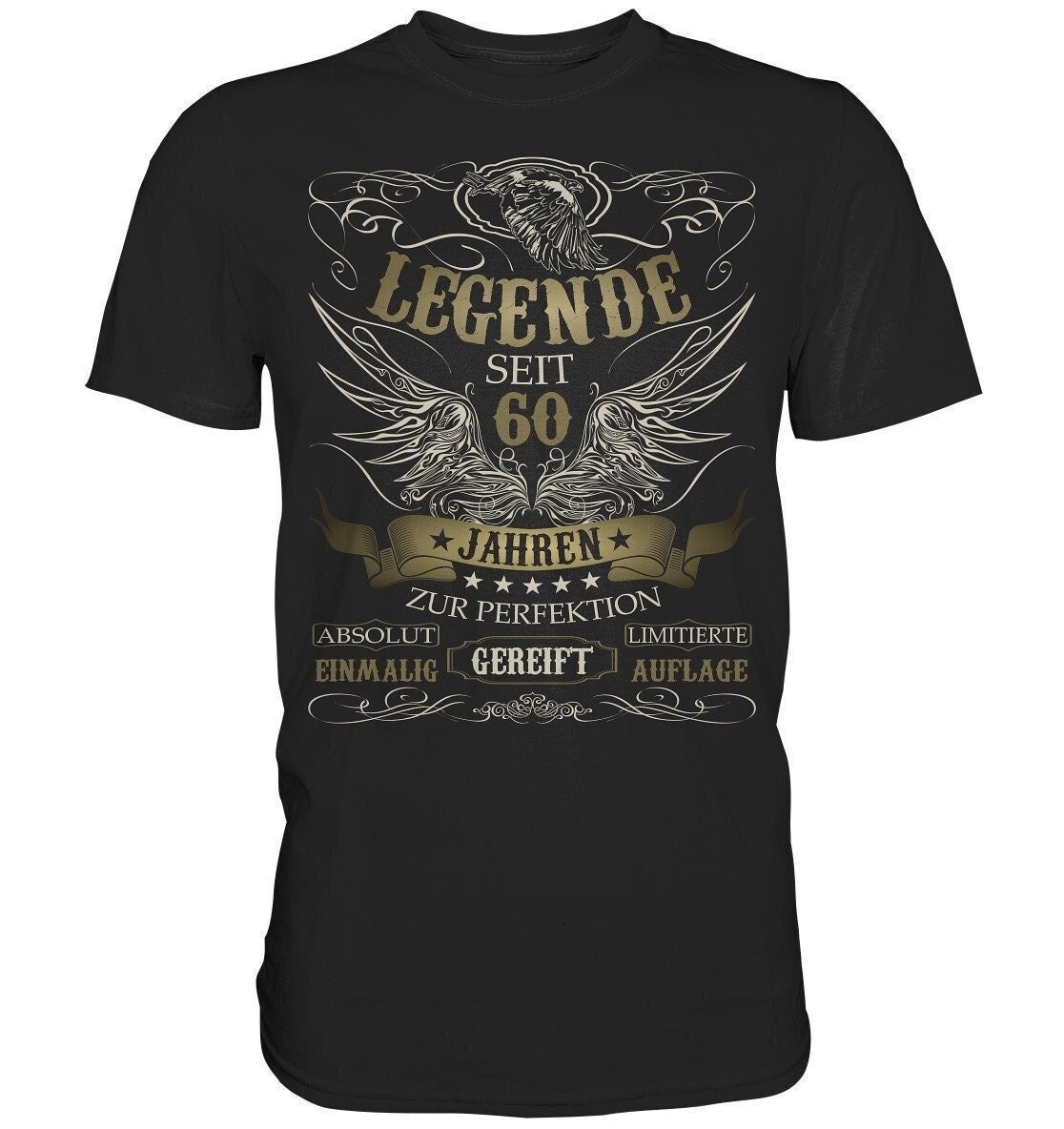 60. Geburtstag T-Shirt Männer | Vintage 60 Jahre Shirt Geschenkidee Jubiläum Premium Qualität von AboutGiftsDE