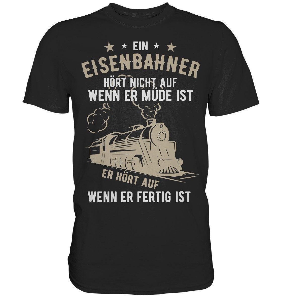 Eisenbahner Eisenbahn Herren Premium Shirt Modelleisenbahn Geschenk T-Shirt von AboutGiftsDE
