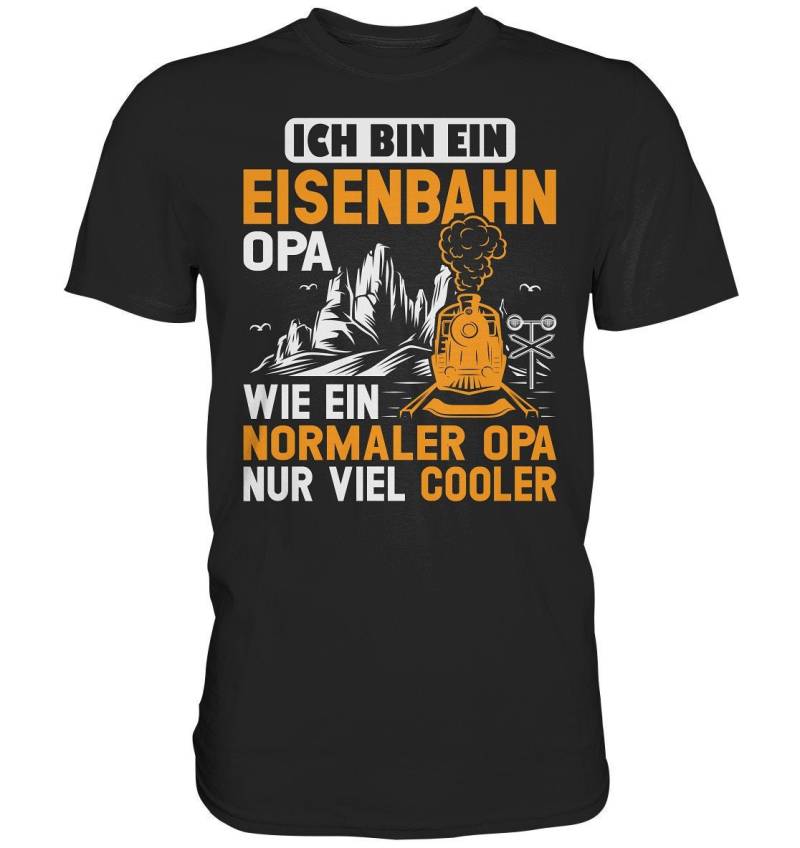 Eisenbahner Eisenbahn Herren Premium Shirt Modelleisenbahn Geschenk T-Shirt von AboutGiftsDE