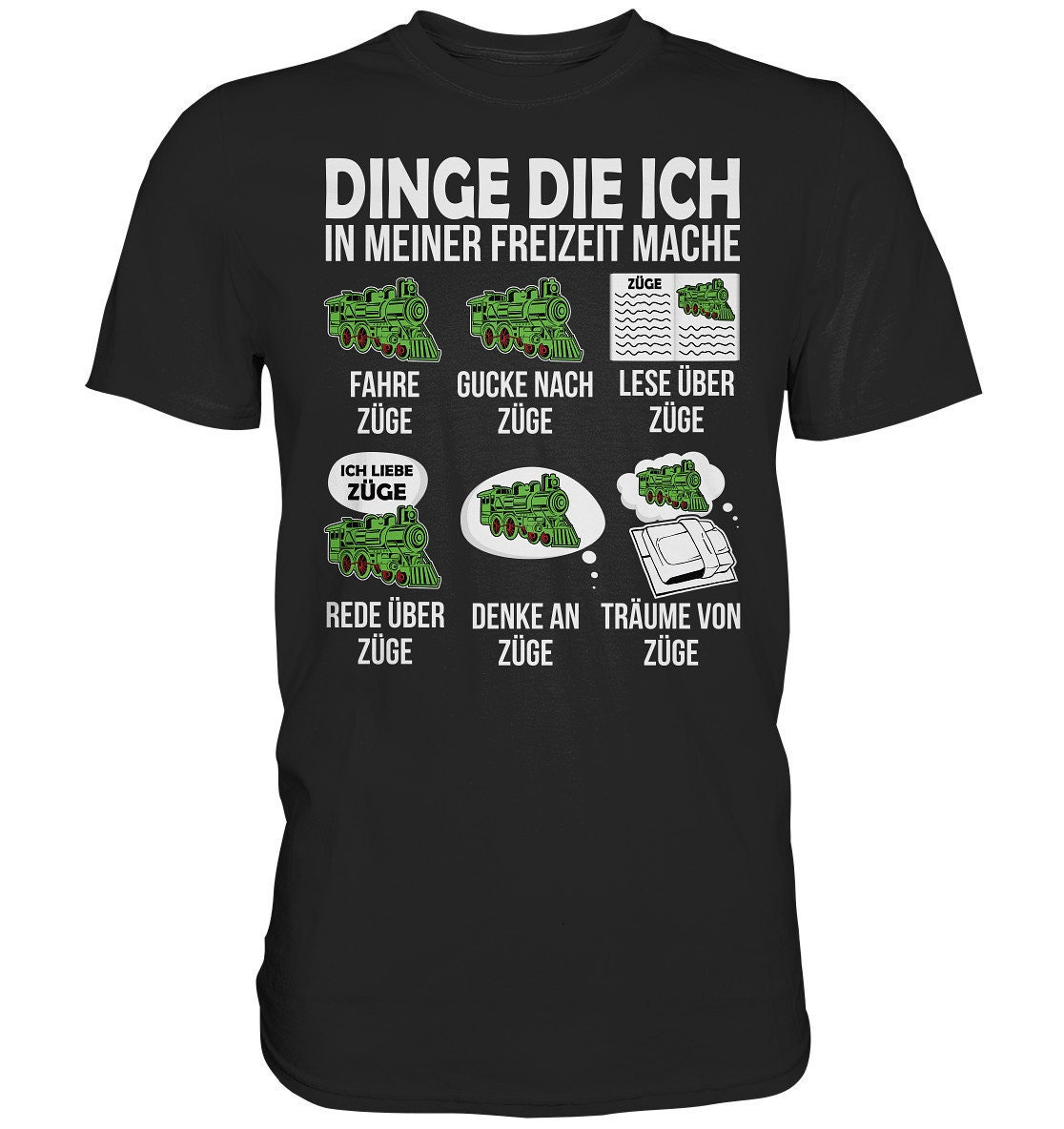 Eisenbahner Eisenbahn Herren Premium Shirt Modelleisenbahn Geschenk T-Shirt von AboutGiftsDE