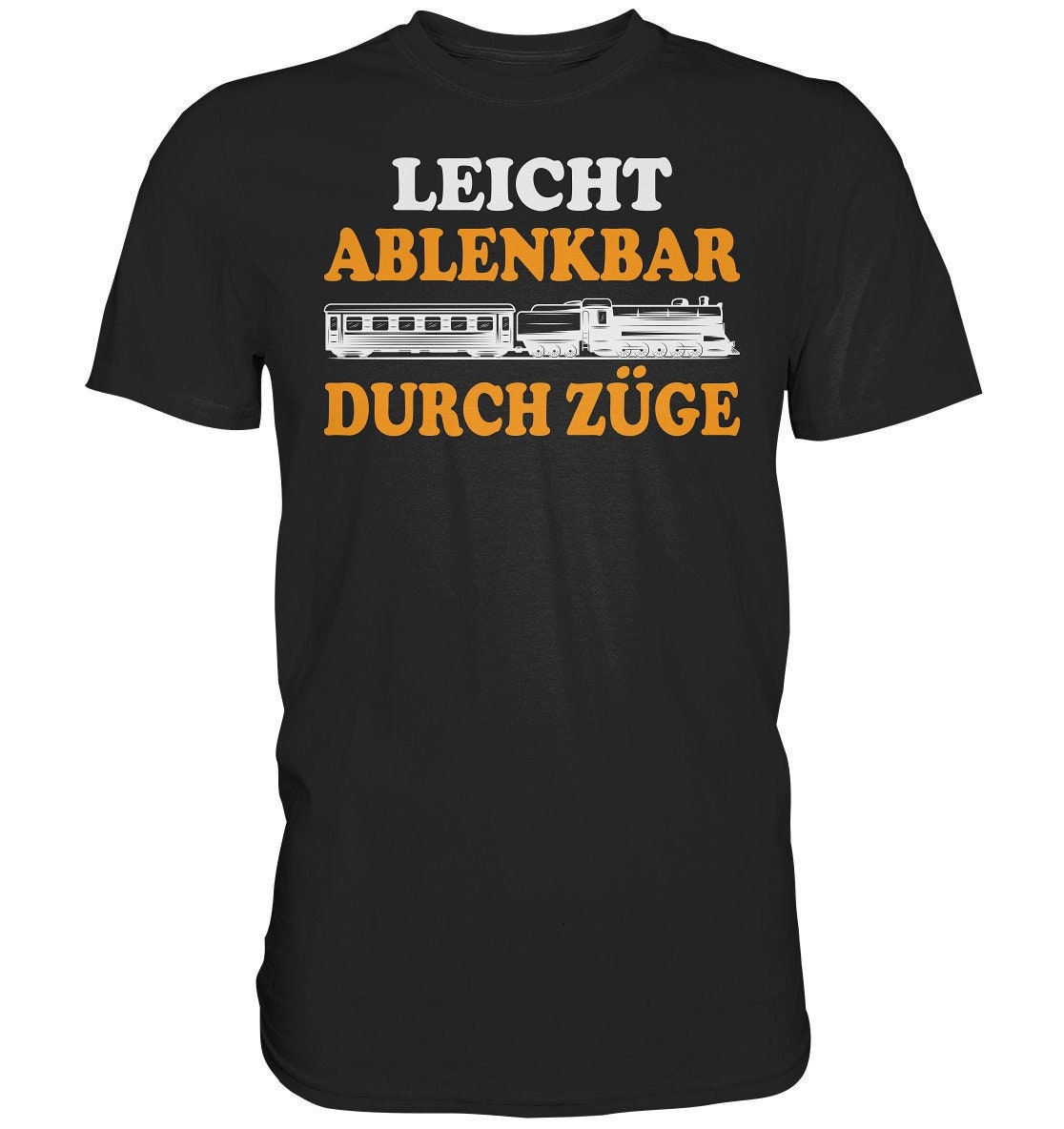 Eisenbahner Eisenbahn Herren Premium Shirt Modelleisenbahn Geschenk T-Shirt von AboutGiftsDE