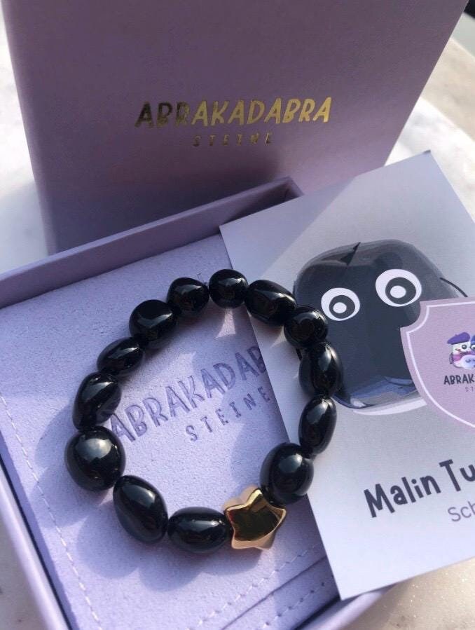 Edelstein Armband-Turmalin Armband-Glücksbringer-Talisman-Schutzstein-Einschulungsgeschenke-Kindergeschenke-Kinderschmuck-Mutmacher Edelstein Armband-Turmalin Armband-Glücksbringer-Talisman-Schutzstein-Einschulungsgeschenke-Kindergeschenke-Kinderschmuck-Mutmacher von AbrakadabraSteineDE