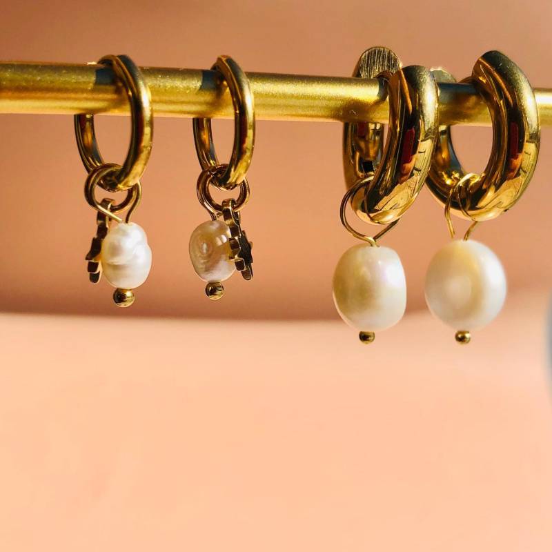 Natürliche Süßwasserperlen Ohrringe-Perlenohrringe-18K Vergoldet-Tropfen Ohrringe-Creolen-Brautschmuck-Geschenk Für Sie-Geburtstagsgeschenk Natürliche Süßwasserperlen Ohrringe-Perlenohrringe-18K Vergoldet-Tropfen Ohrringe-Creolen-Brautschmuck-Geschenk Für Sie-Geburtstagsgeschenk von AbrakadabraSteineDE