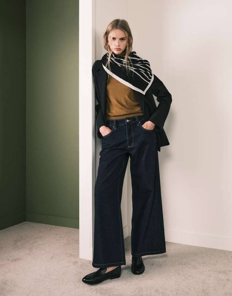 Abrand Jeans - 95 - Weite Jeans in Indigoblau-Schwarz Abrand Jeans - 95 - Weite Jeans in Indigoblau-Schwarz von Abrand Jeans