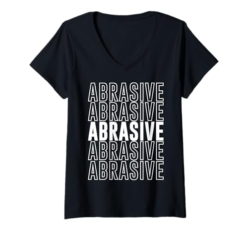 Damen Schleifmittel T-Shirt mit V-Ausschnitt Damen Schleifmittel T-Shirt mit V-Ausschnitt von Abrasive Apparel