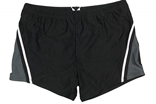 Abraxas Boxer- Badeshorts großen Größen bis 8XL, schwarz/grau, Größe:8XL von Abraxas
