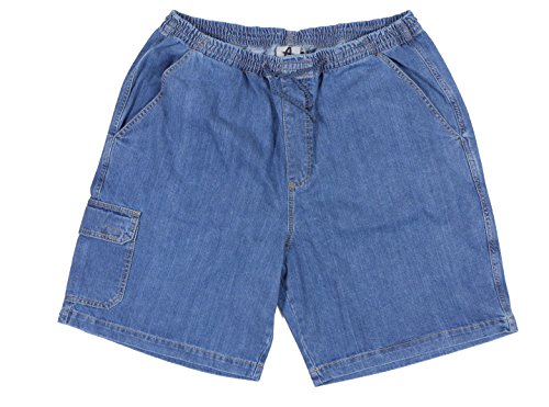 Abraxas Cargo-Jeans-Bermuda großen Größen, hellblau, Größe:3XL von Abraxas