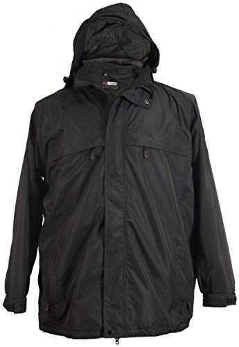 Abraxas Echte Übergrössen Top Funktionsjacke 3 in1 marc & mark LECH schwarz 7XL von Abraxas