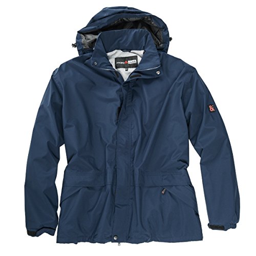 Abraxas Marc&Mark Übergrößen Funktions-Regenjacke Luzern blau, Größe:6XL von Abraxas