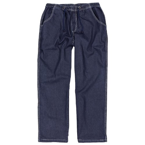 Abraxas Jogging- Jeans mit Gummibund, Schlupfhose in Übergrößen bis 12XL, blau, Größe:2XL von Abraxas