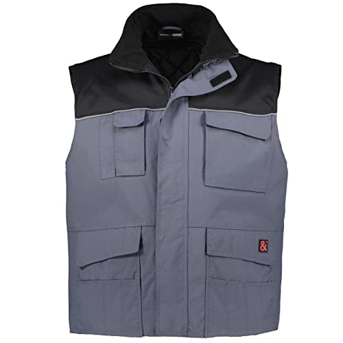 Abraxas Marc&Mark 2-in-1 Arbeitsweste XXL anthrazit-schwarz, Größe:7XL Abraxas Marc&Mark 2-in-1 Arbeitsweste XXL anthrazit-schwarz, Größe:7XL von Abraxas
