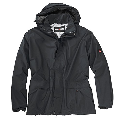 Abraxas Marc&Mark XXL Funktions-Regenjacke Luzern schwarz, Größe:5XL von Abraxas
