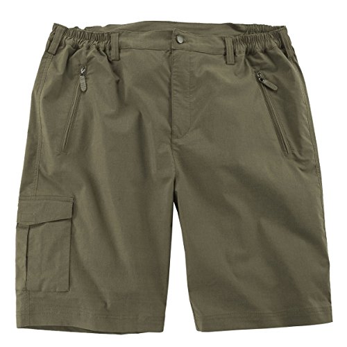 Abraxas Outdoor Bermuda Khaki Gummibund große Größen, Größe:3XL von Abraxas