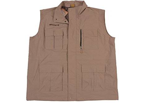 Abraxas Outdoor-Weste Herren - Übergröße, Sand, Größe:5XL von Abraxas