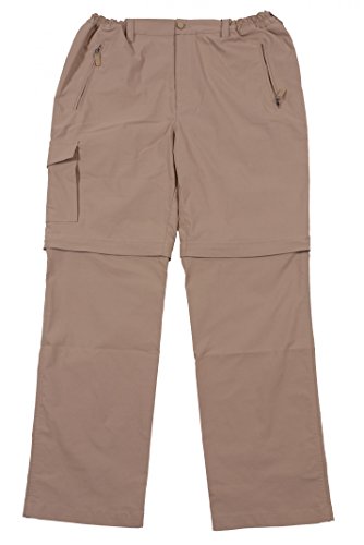 Abraxas Outdoor Zipp-Off-Hose Übergrößen bis 10XL, Sand, Größe:2XL von Abraxas