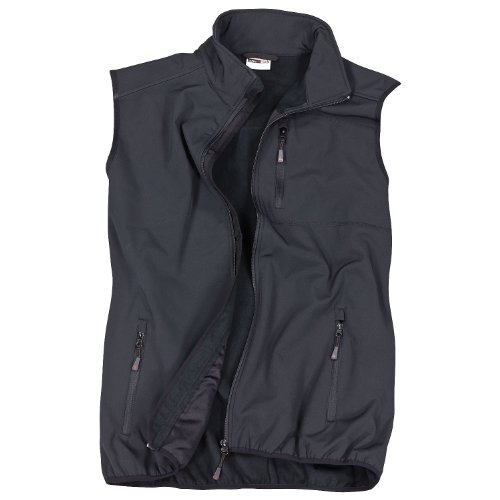 Abraxas Softshell-Weste Laax in Übergröße bis 10XL, schwarz, Größe:6XL von Abraxas