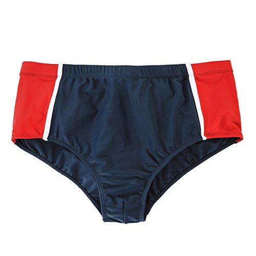Abraxas Übergrößen Herren Badehose blau-rot, Größe:5XL von Abraxas