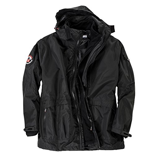 Abraxas Marc&Mark 3-in-1 Funktionsjacke Übergröße schwarz, Größe:8XL von Abraxas