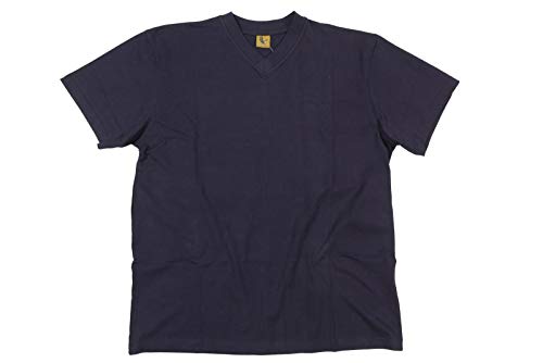 Abraxas V-Neck T-Shirt Herren- Übergröße bis 12XL, Navy, Größe:12XL von Abraxas