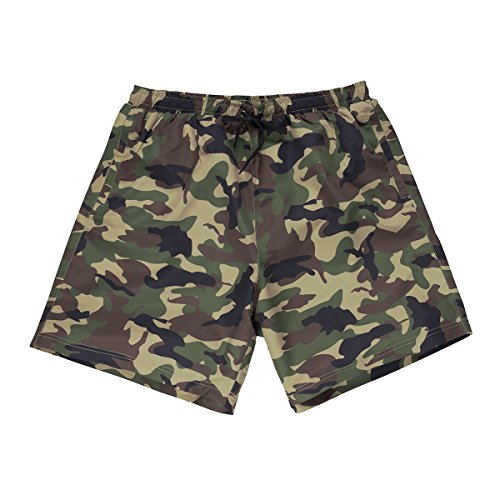 Abraxas XXL Badeshorts Camouflage Oliv-braun, XL Größe:6XL von Abraxas