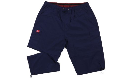 Abraxas Zipp-Off-Bermuda in dunkelblau, Größe:5XL von Abraxas