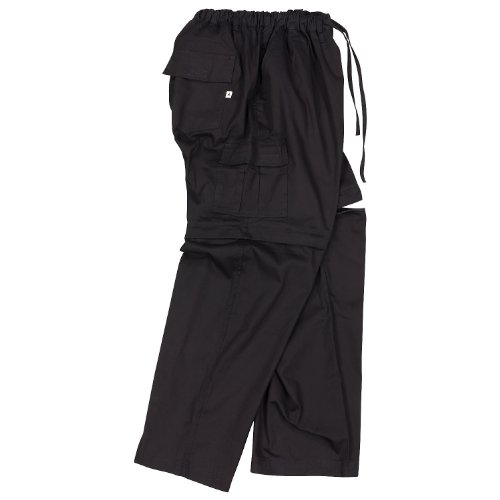 Abraxas Zipp-Off-Hose Übergröße, schwarz, Größe:10XL von Abraxas