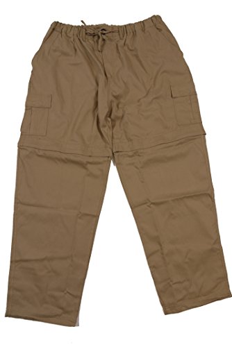 Abraxas Zipp-Off-Hose in Übergröße, Sand, Größe:3XL von Abraxas