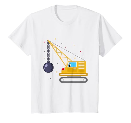 Kinder Abrissbirne Wrecking Ball Bagger Zerstörung Bauarbeiter T-Shirt von Abrissbirne Bagger Kinder Geschenkideen & Designs