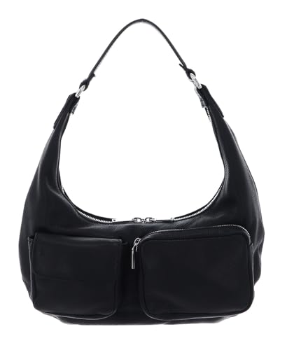 ABRO Damen Beutel Cargo Tasche, Schwarz/Nickel von Abro