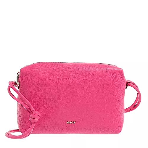 Abro Leather Dalia Crossbody Bag Knotted Big Pink von Abro