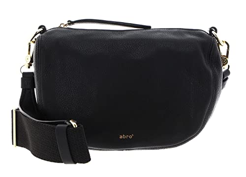 Abro Leather Dalia Crossbodybag Mina Black/Gold von Abro