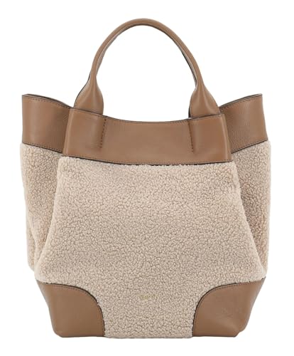 Abro Leder Schultertasche Essential Shopper Natural hellbraun von Abro