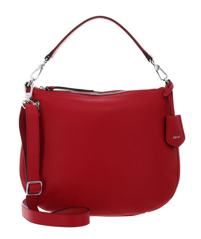 Abro Schultertasche Hobo Bag Juna (Set, 2-tlg), aus echtem Rindsleder von Abro