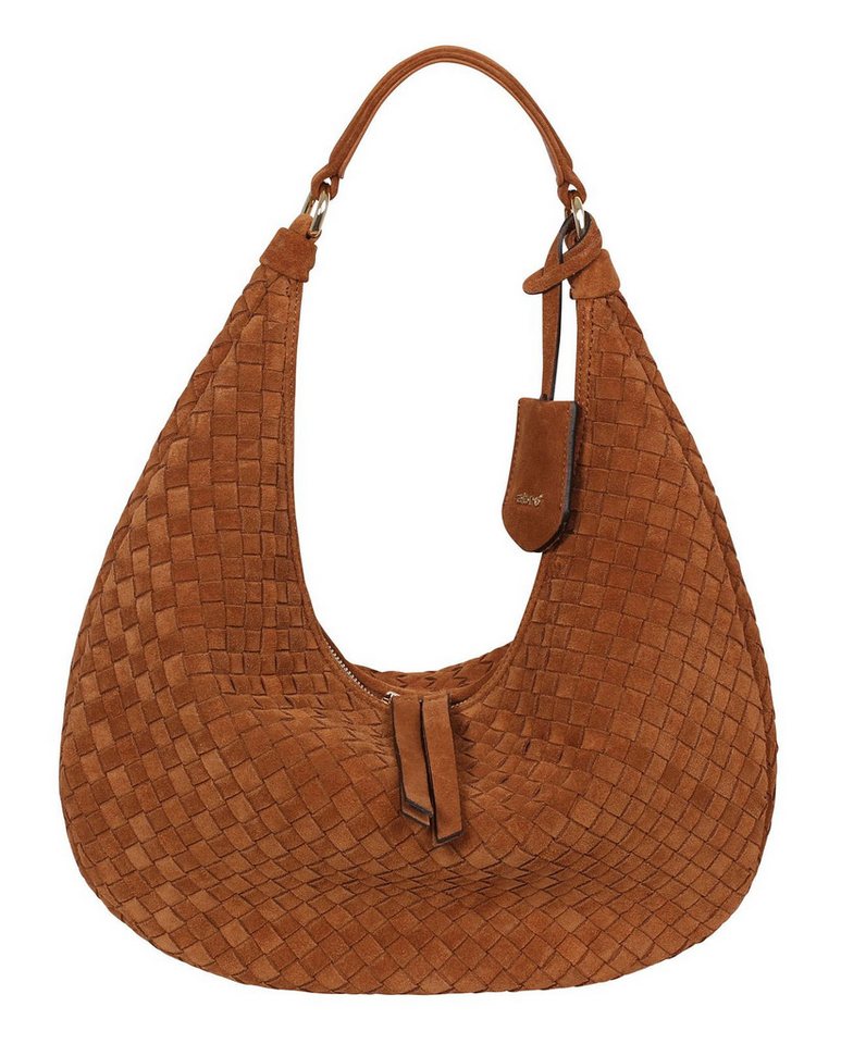 Abro Schultertasche Hobo Bag Nana (Set, 2-tlg), aus echtem Leder von Abro