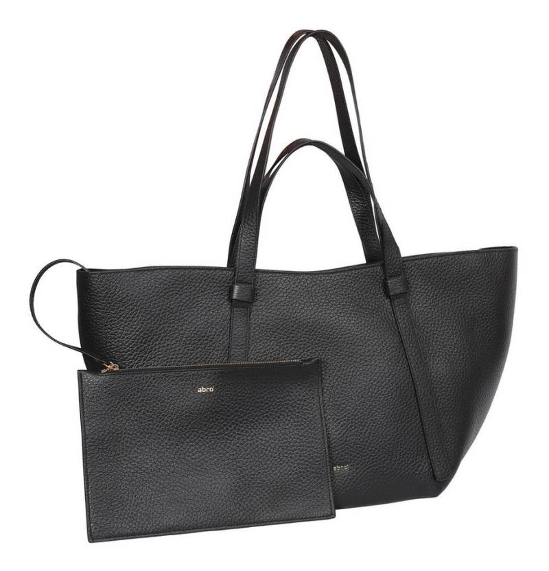 Abro Schultertasche Shopper Cosmo (Set, 2-tlg), aus echtem Leder von Abro
